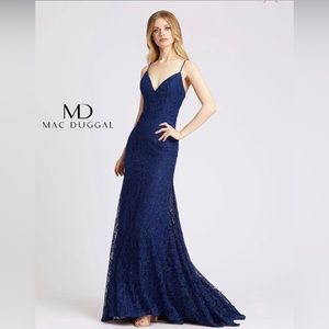 NWT Navy Max Duggal Dress